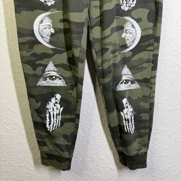 BLACK CRAFT CULT Unholy Joggers Sweatpants SM Camo Slim Fit Tapered Ankle Unisex - Picture 5 of 11